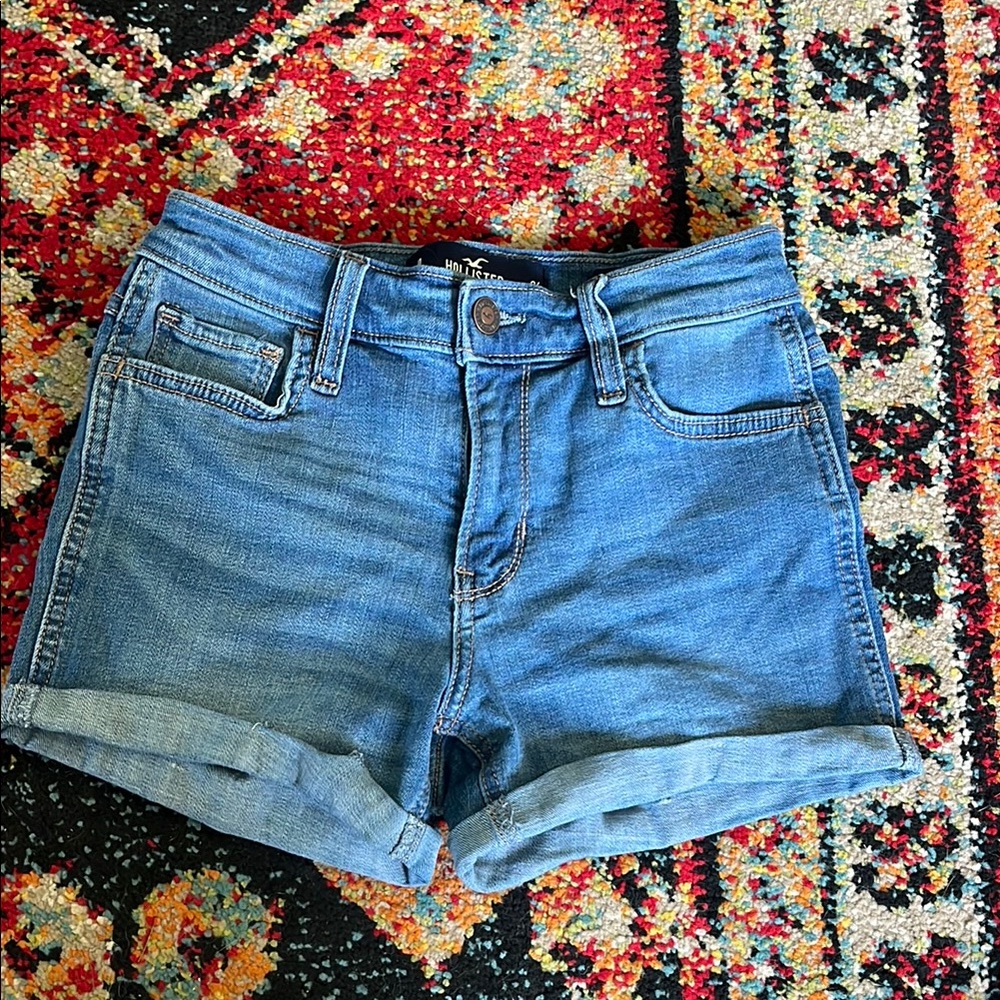 American Eagle Outfitters Blue Jean Shorts Casual Summer Style